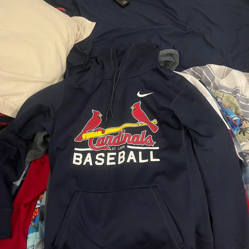 Nike Navy Cardinals Baseball Hoodie